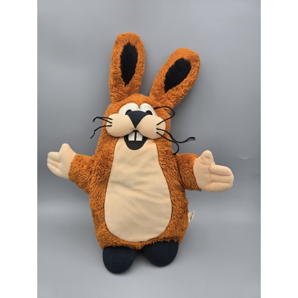 Vintage Krtek The Little Mole Rabbit Zajic Plush Hand Puppet MU Brno RARE HTF!